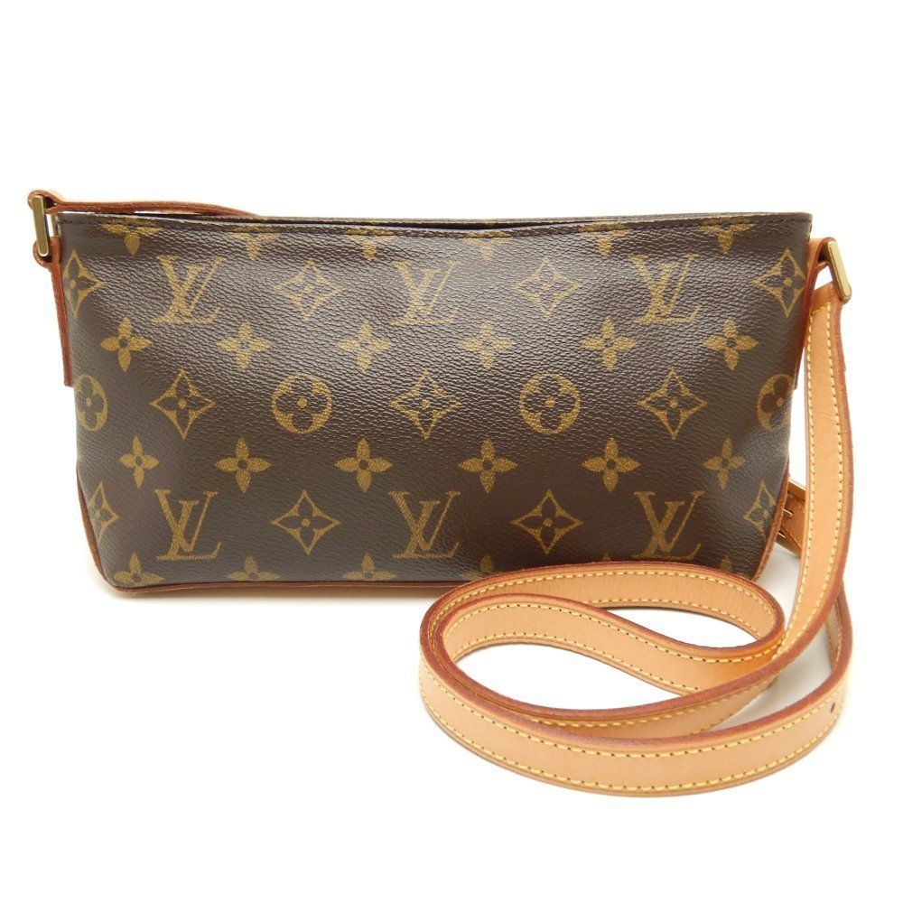 Louis Vuitton Monogram Trotteur Shoulder Bag Brown - Picture 1 of 7